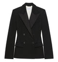 Double Breasted Tuxedo Jacket In Wool