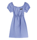 Madras Cotton Mini Dress