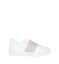 Open Calfskin Leather Sneakers