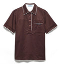 Lisle Patch-Pocket Raw-Cut Polo Shirt
