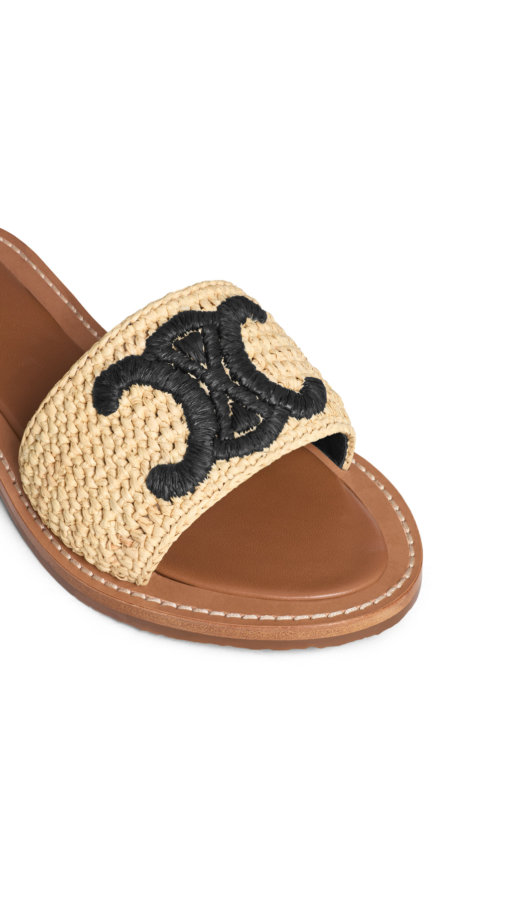 Lympia Mule in Raffia