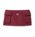 Washed Poplin Miniskirt
