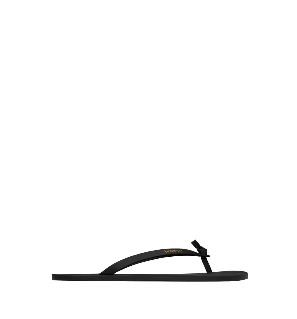 Pool Flip-Flops In Smooth Leather