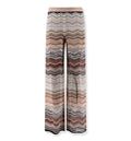 Chevron Lamé Viscose Pants