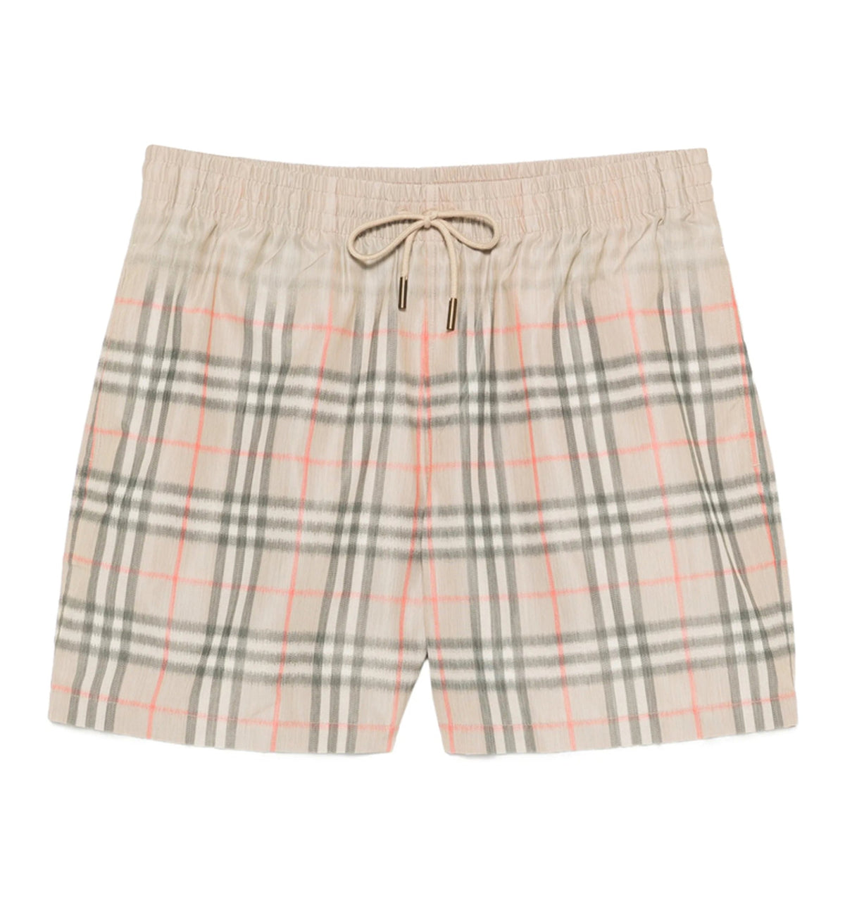 Gradient Check Swim Shorts