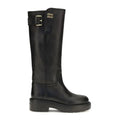 Leather boots