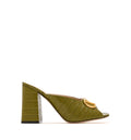 VLogo Signature Leather Mules