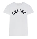 Cotton T-shirt with front lettering logo print