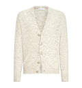 Alpaca, cashmere and wool cardigan