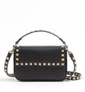 Rockstud Leather Mini Bag