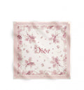 Dior Lilac Bouquet 90 Square Scarf