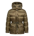 Sesie Hooded Mid-Length Down Jacket