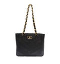 Laseine Small Leather Tote Bag