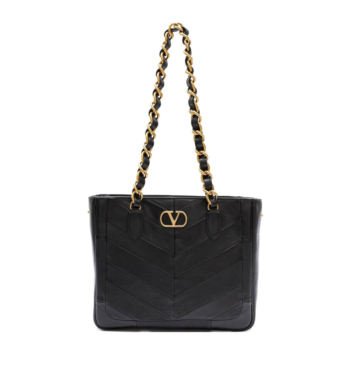 Laseine Small Leather Tote Bag
