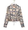 Balloon shirt in silk