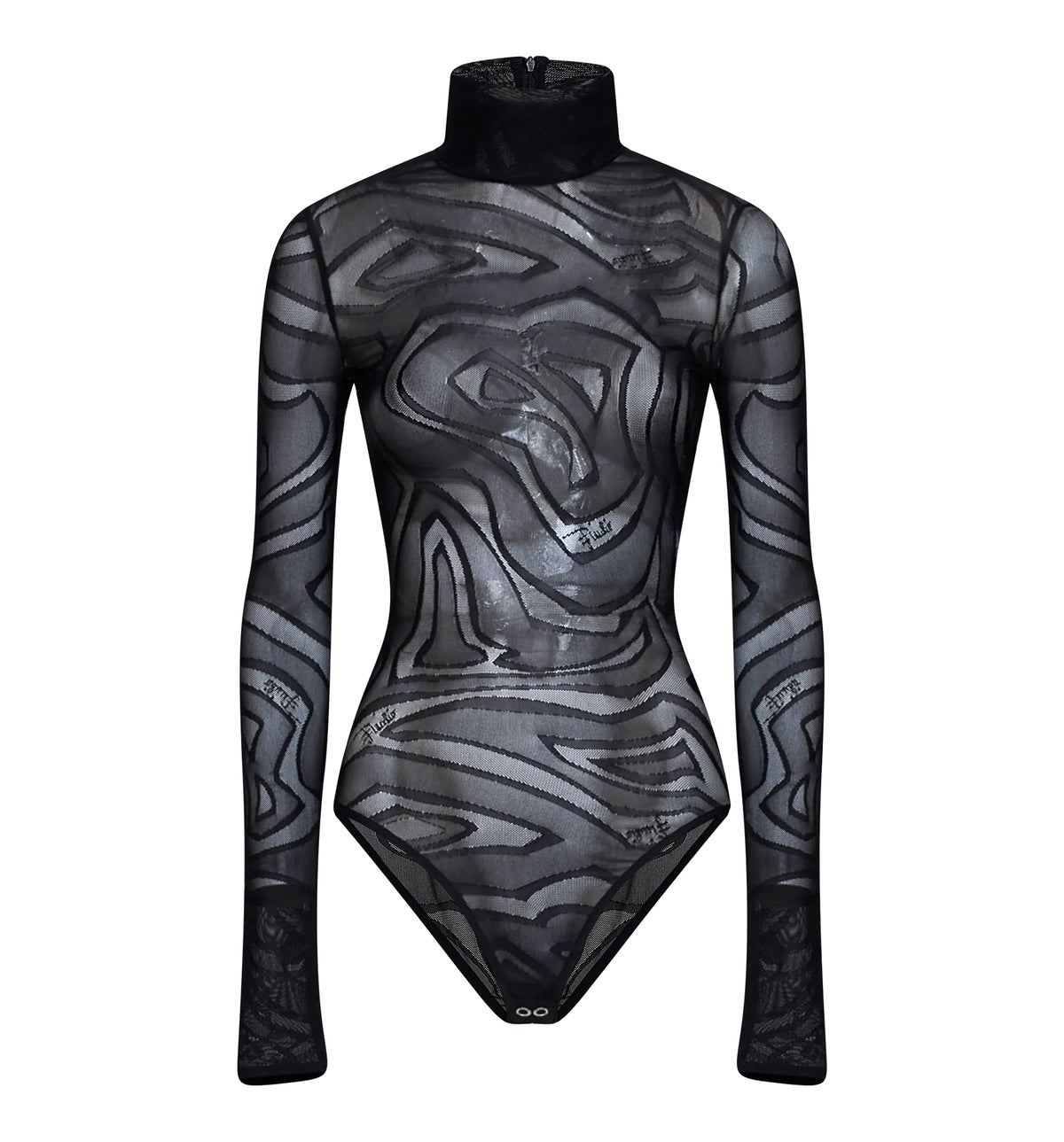 Jacquard Velvet Bodysuit