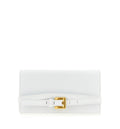 Shuffle calfskin wallet with chain