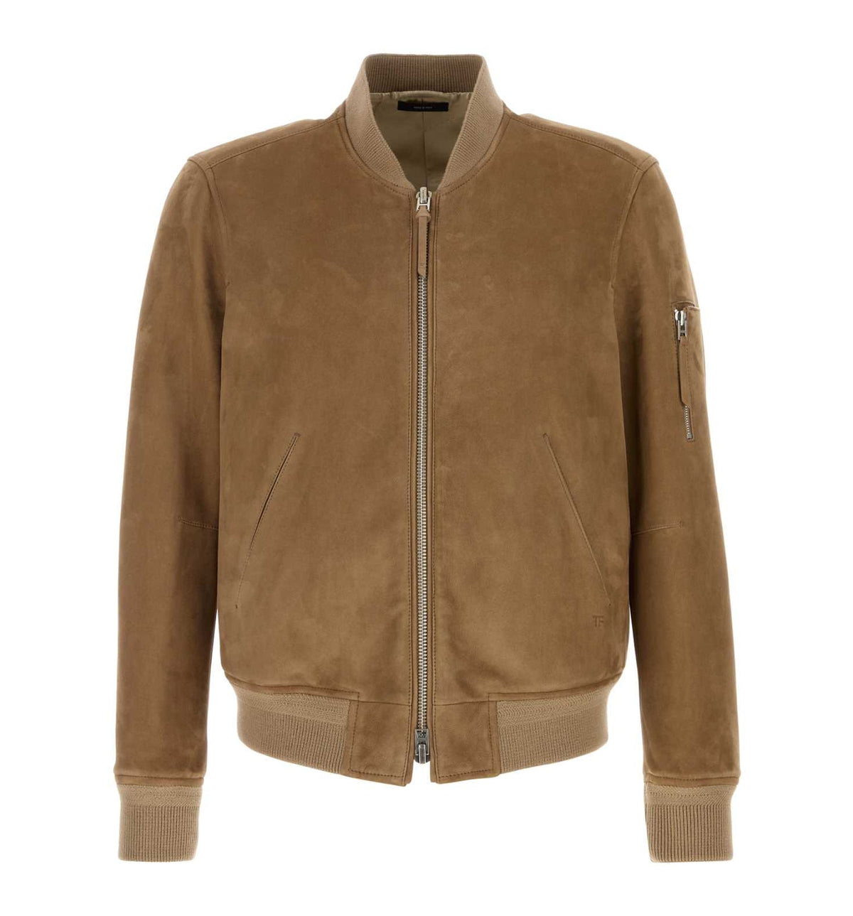 Suede Bomber Jacket