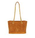 Small Niki Shopping Bag in Quilted Suede