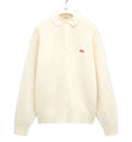 Polo sweater in wool