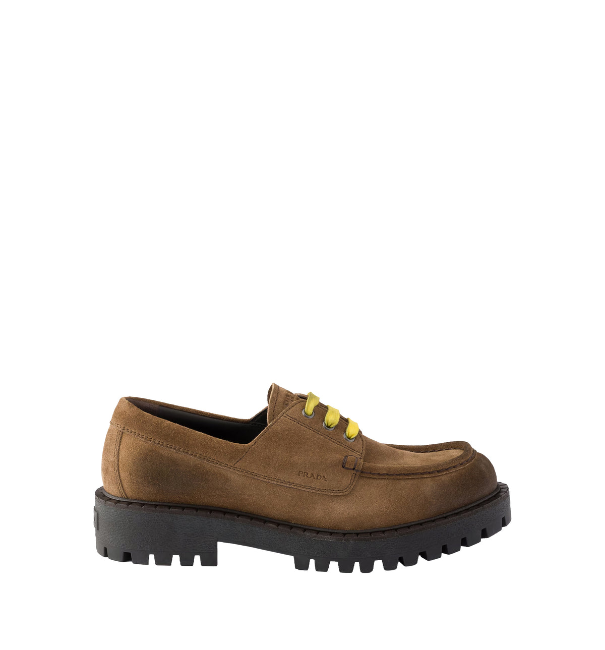 Waxed Suede Lace-Up Shoes