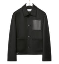Workwear jacket in wool and cashmere