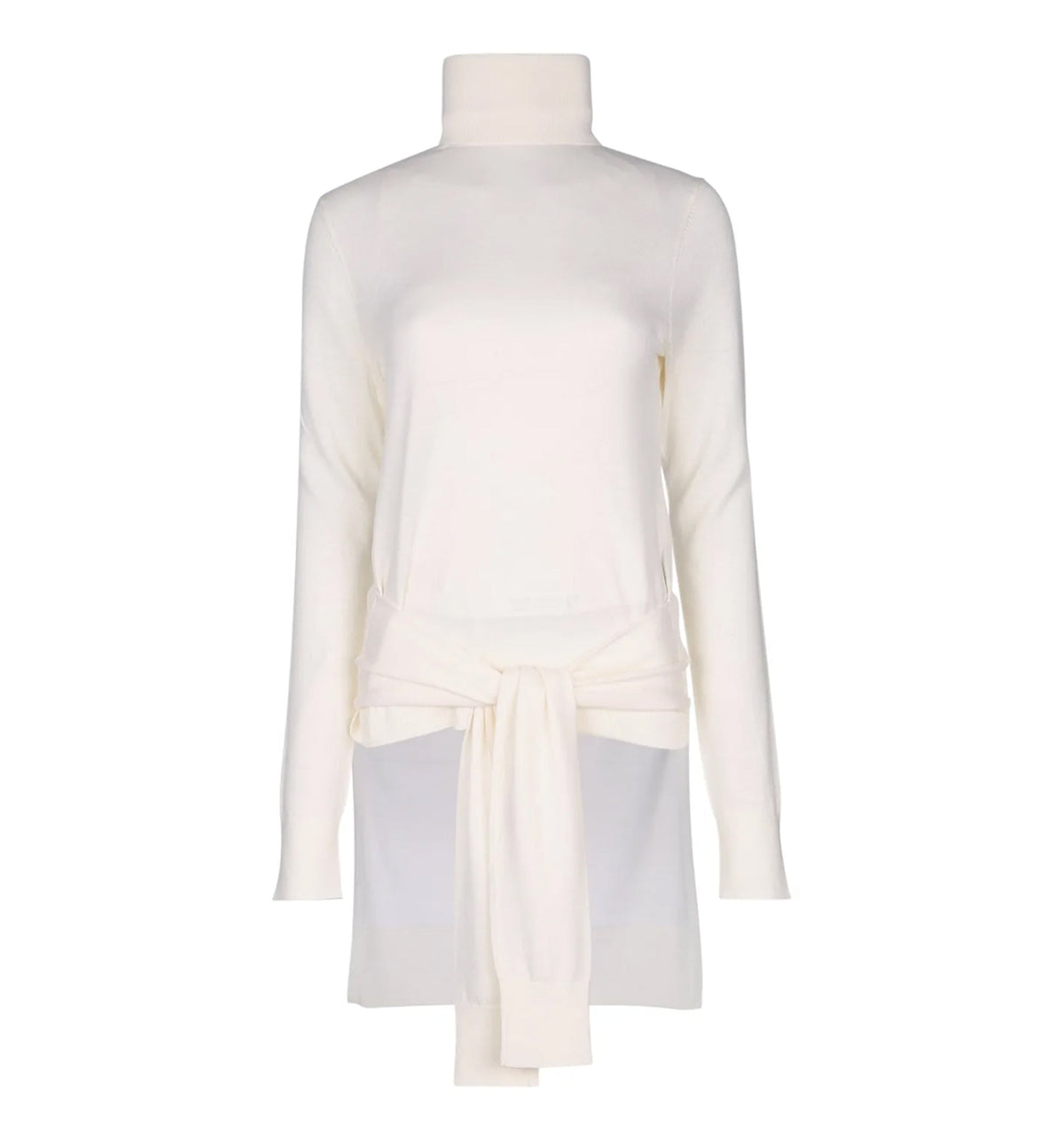 Double-Sleeve Wool Silk Sweater