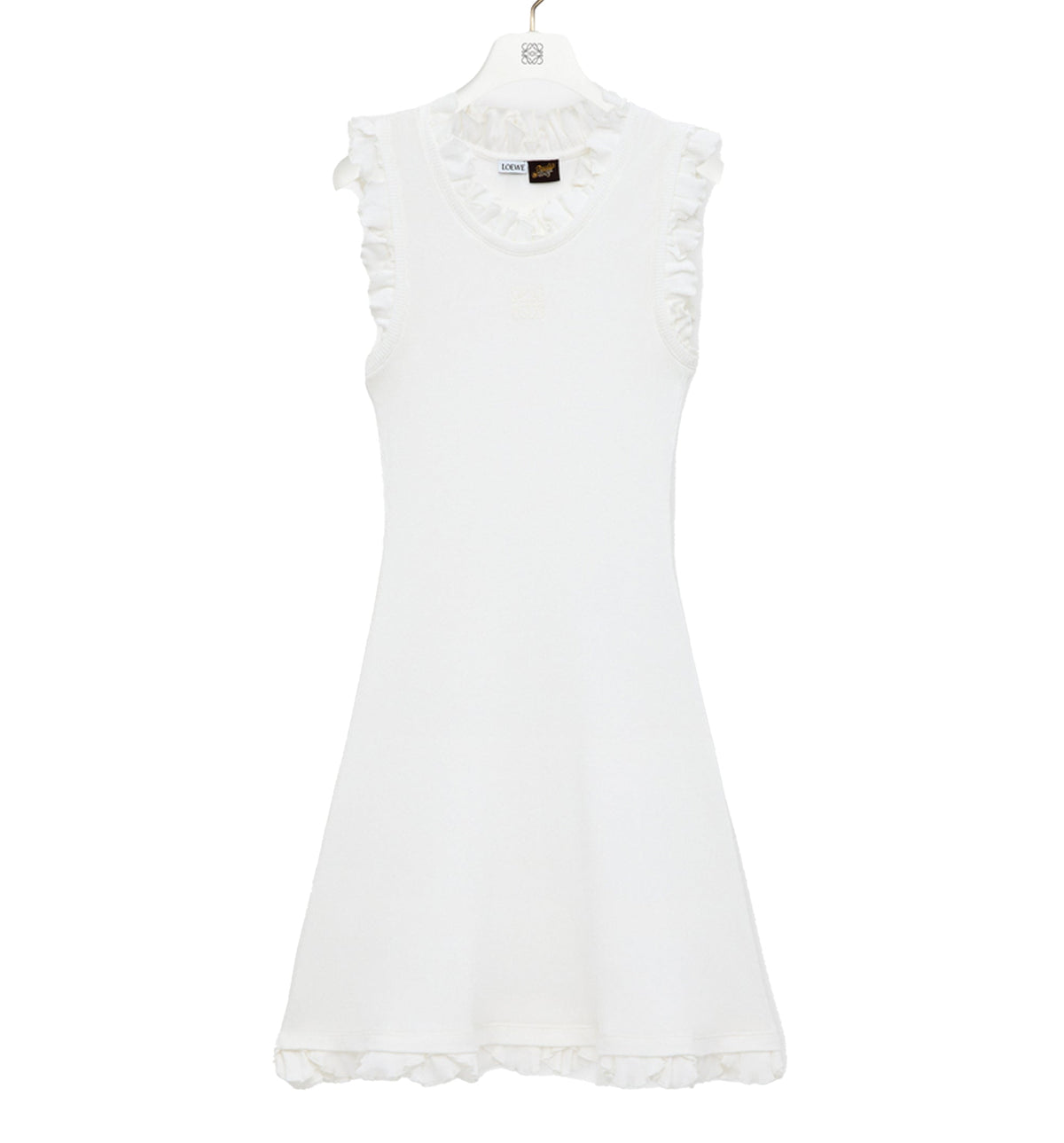 Tank dress in stretch cotton