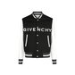 Varsity Jacket In Wool And Leather - Black / White