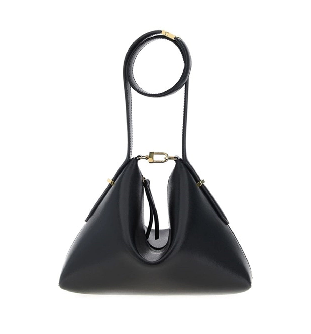 Top-Handle Calfskin Shoulder Bag