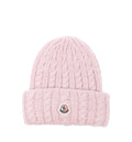 Cable Knit Wool Blend Beanie