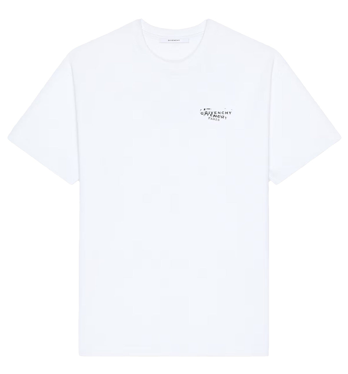 T-Shirt In Cotton With GIVENCHY Stamp Print