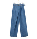 Draped Jeans in Denim