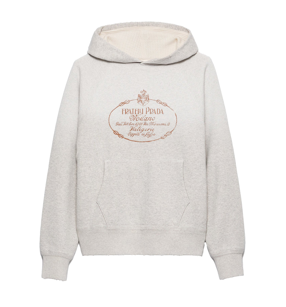 Cotton fleece hoodie