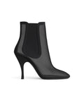 Heeled Chelsea Boots In Mesh