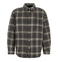 Spray Arrow Check Padded Overshirt