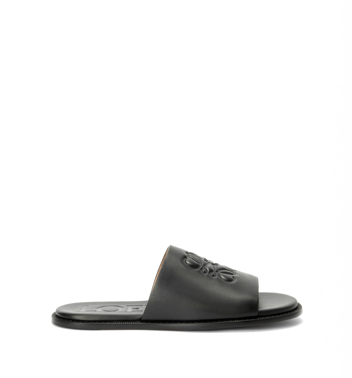 Flex Anagram Slide In Soft Calfskin