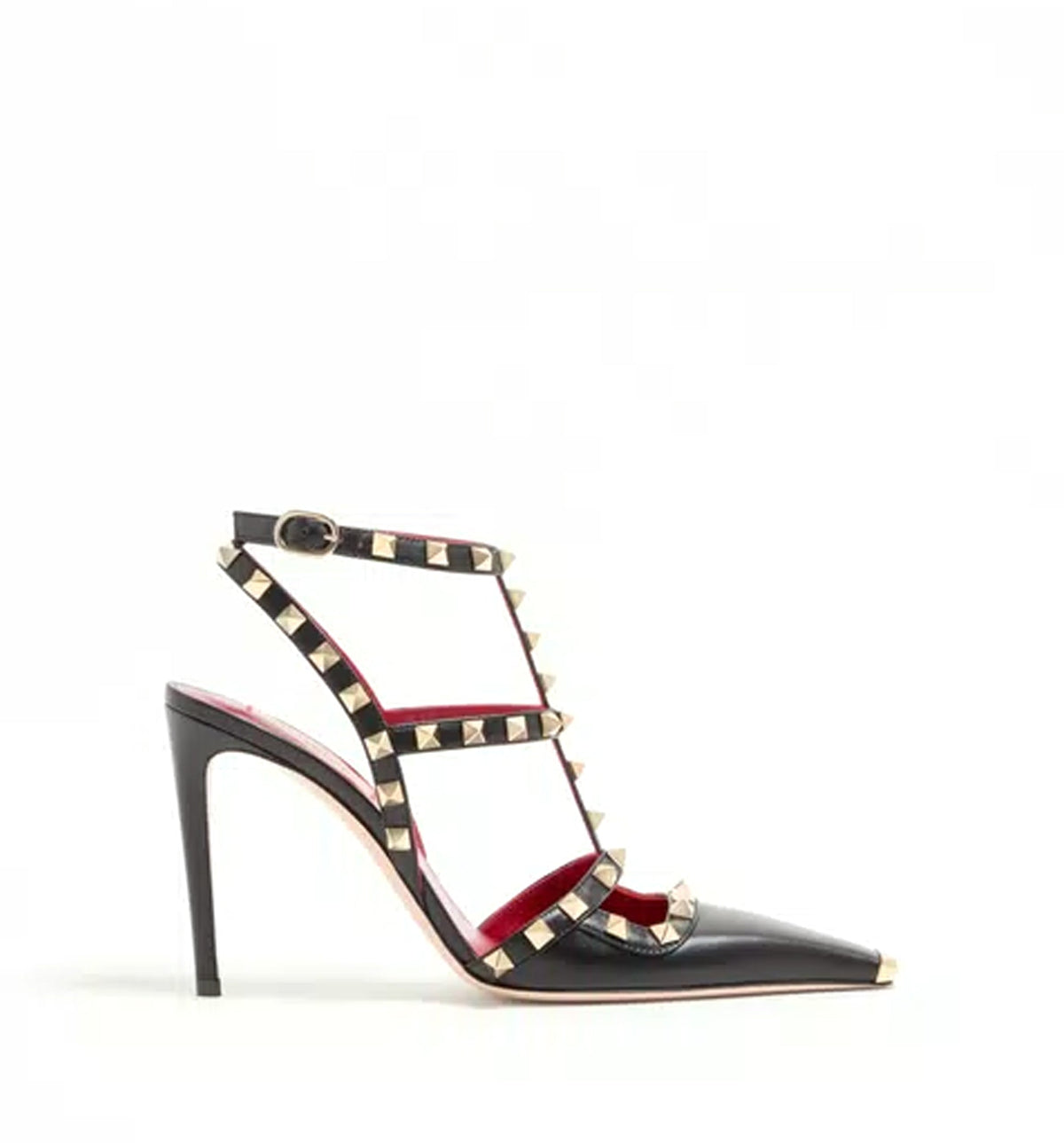 Rockstud Kidskin Pumps 100Mm