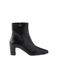 Leather booties