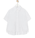Short Sleeve Trapeze Shirt In Cotton
