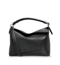 Puzzle Edge leather handbag with engraved Anagram logo