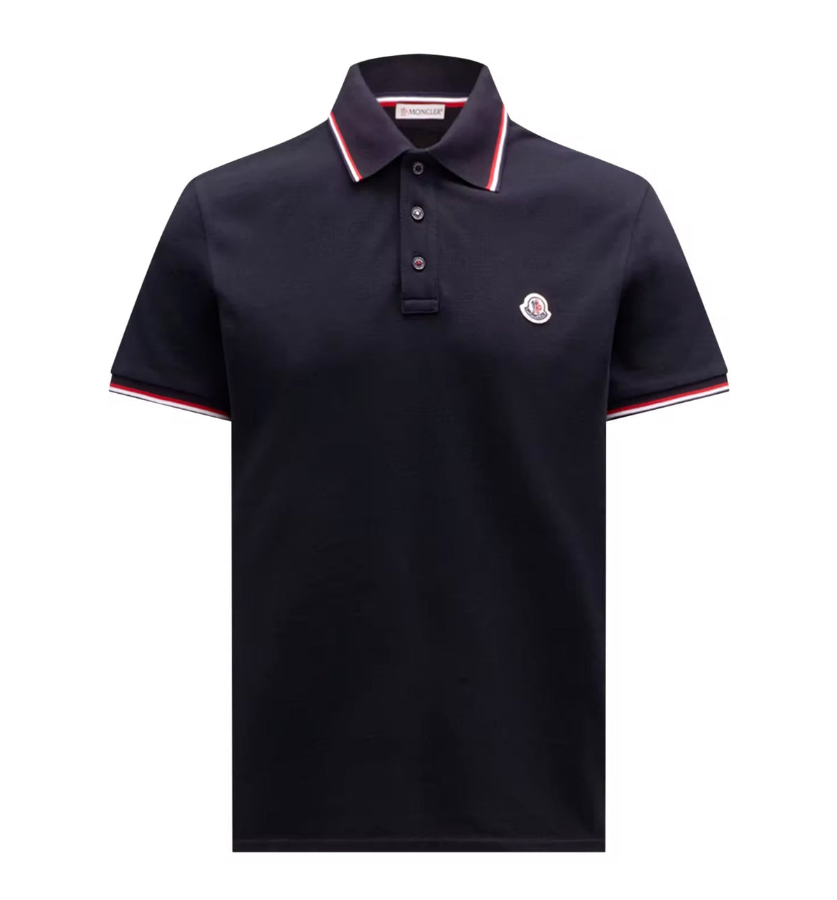 Tricolor-Trimmed Cotton Piquet Polo Shirt