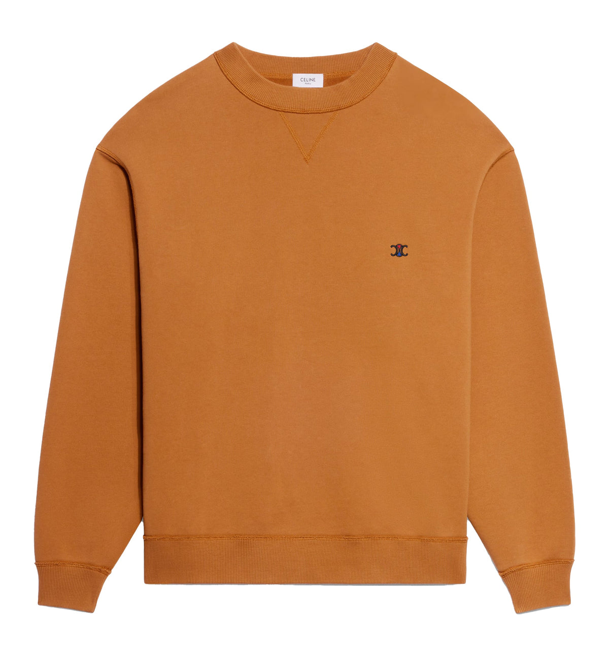 Sweatshirt in cotton fleece