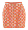 GG Jacquard Cotton Mini Skirt