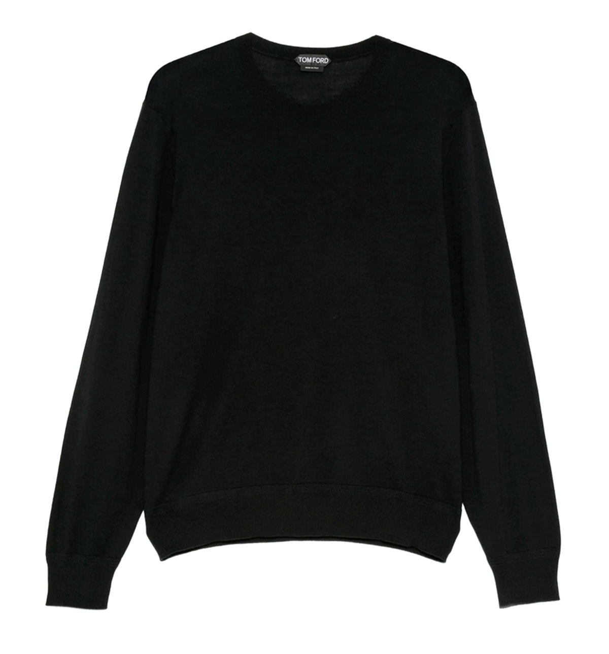 Wool crew neck sweater