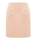 Short Pencil Skirt in Technical Duchess Satin