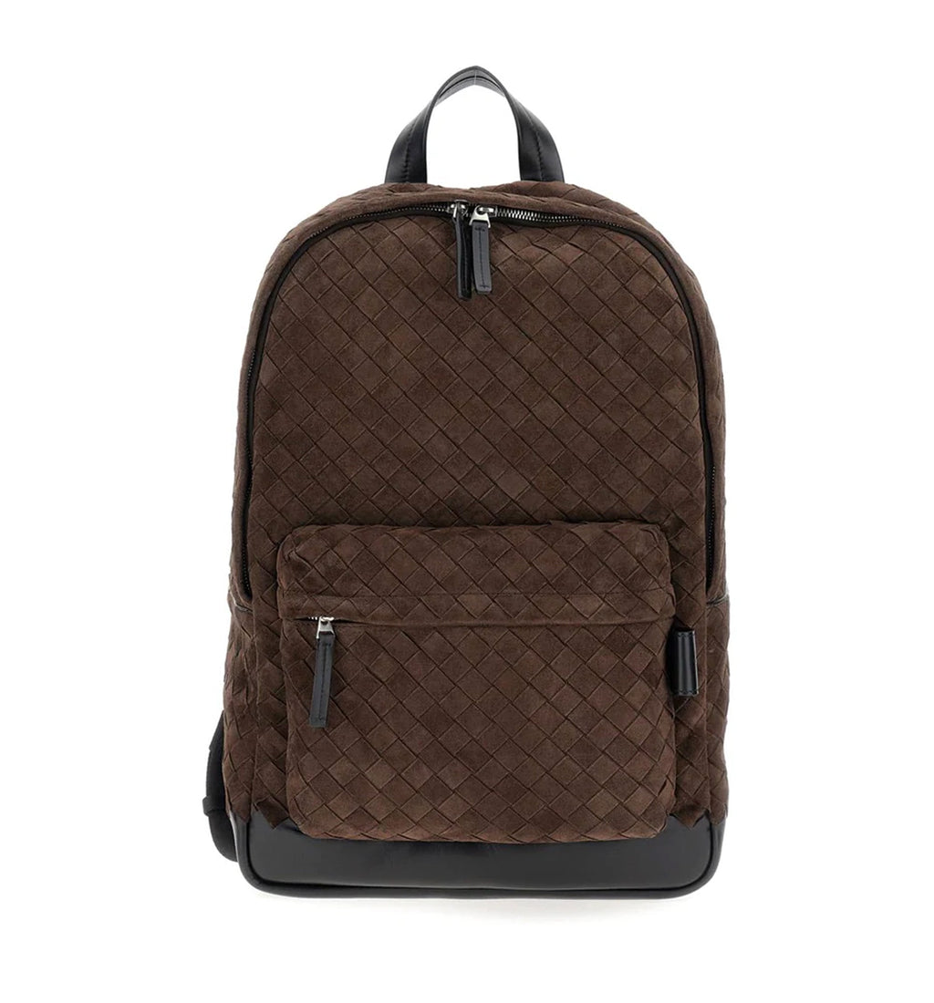 Intrecciato Suede Backpack