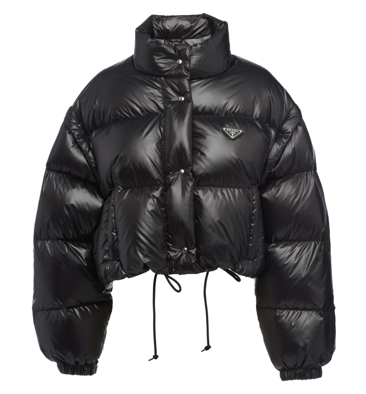 Re-Nylon Cropped Convertible Down Jacket