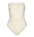 Monogram Strapless Swimsuit