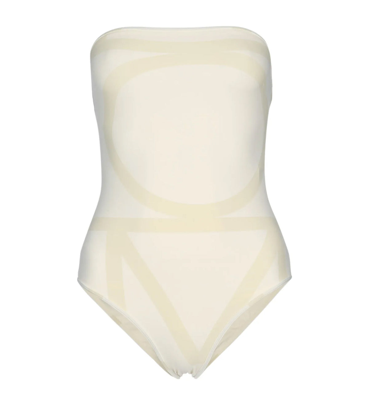 Monogram Strapless Swimsuit